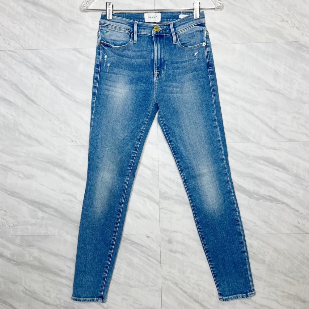 FRAME DENIM Le high Skinny Jeans 25